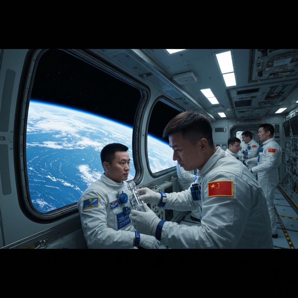 China's Space Station Welcomes New Crew for Long-Duration Mission